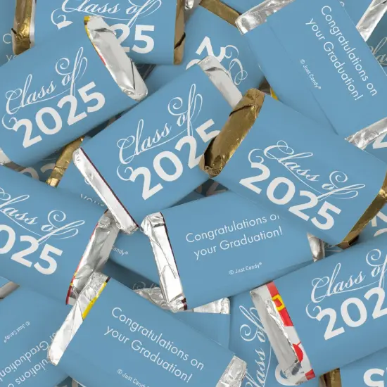 Light Blue Graduation Miniatures & Stickered Kisses Assortment by Just Candy {1}