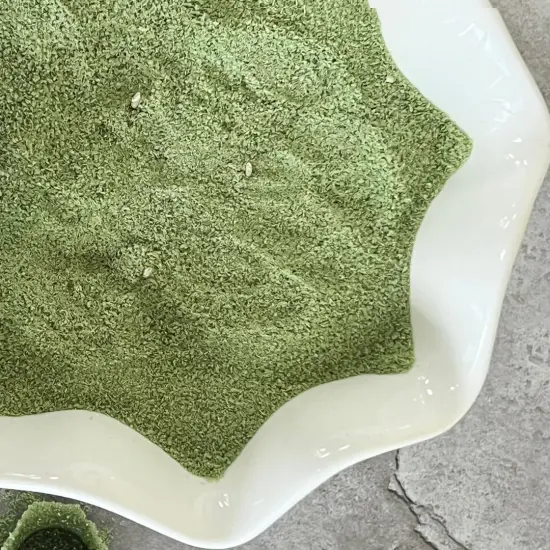 Green Unscented Sand Candles with Wicks {5}