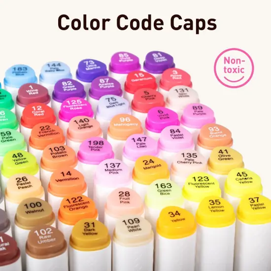 80 Colors Dual Tip Art Markers {4}
