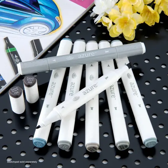 7pc Dual-Tip, Alcohol Based Marker Set {3}
