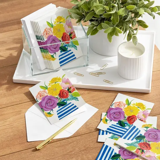 Floral Bouquet (20 Cards with Envelopes) {2}
