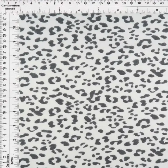 1 Yard French Terry Knit Fabric Animal Print 58/60" Width DUSTY ROSE {7}