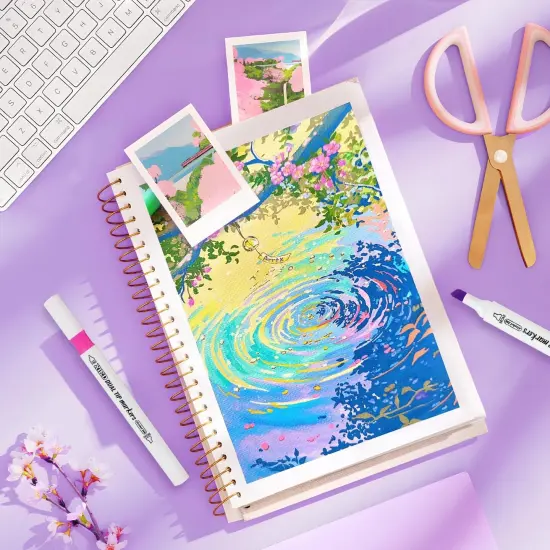 168 Colors Alcohol Markers {4}