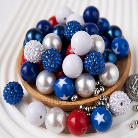 50pcs Chunky 20mm Acrylic Beads {2}