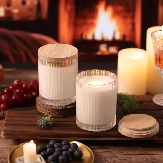 14OZ Clear Glass Candle Jars for Making Candles {5}