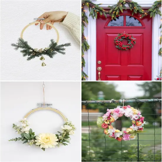 16 Pieces 4 inch Embroidery Hoops {4}