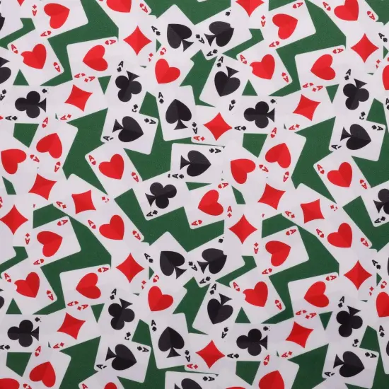 Mook Fabrics Casino Cotton Fabric [45 in. Wide] - By The Yard Aces All Round {1}