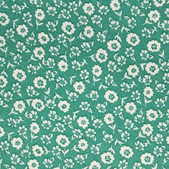 1 Yard Mint Poly Crepe Bubble Fabric, 56/57" Wide Lightweight Woven Textured Material {2}