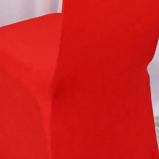 Red Embossed Vintage Spandex Banquet Chair Cover Elegant Event Decor {5}