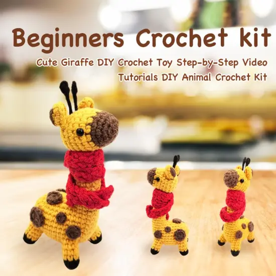 Cute Giraffe DIY Crochet Toy {2}