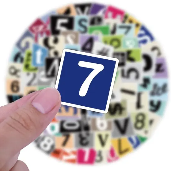 200Pcs Alphabet Stickers Waterproof Vinyl Decals for Scrapbooks {5}