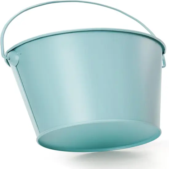 12 Pack Small Metal Buckets with Handle {2}