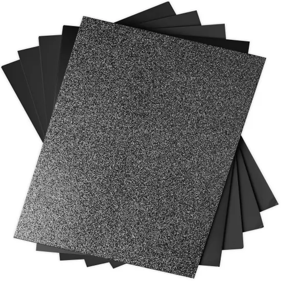 Sizzix Surfacez Opulent Cardstock A5 50/Pkg -Black {1}