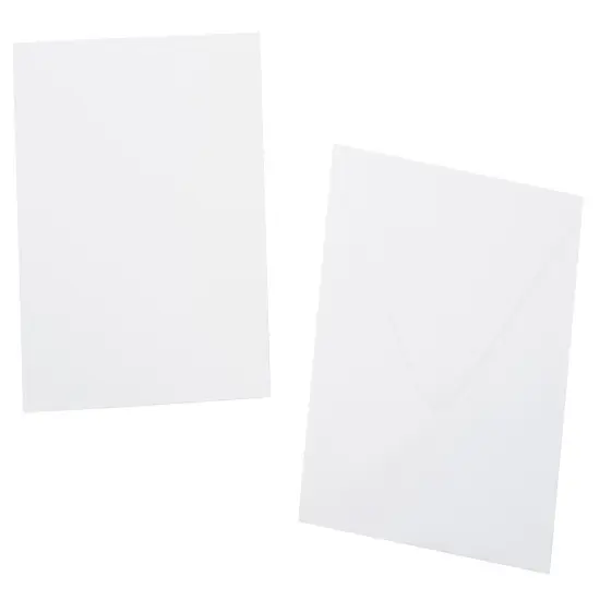 Studio Light Consumables 6"X6" Cards & Envelopes 20/Pkg-Nr. 09 White {4}