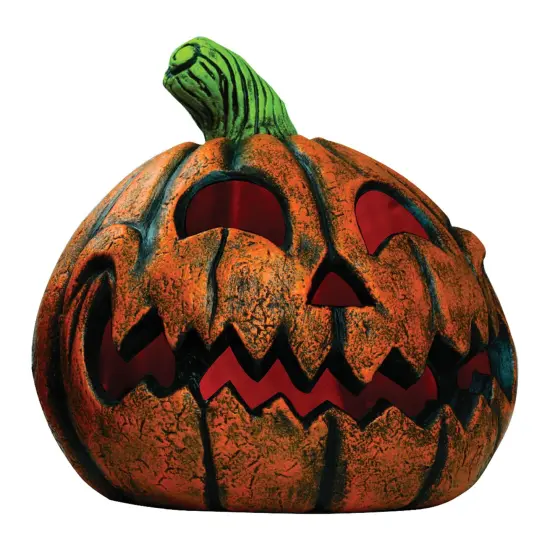 Happy Pumpkin Adult Costume Latex Mask {4}