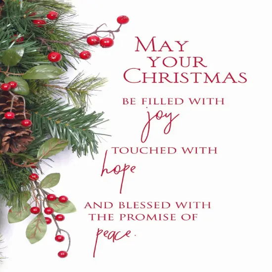 Christmas Blessings - Large Christmas Card Boxed Assortment with KJV Scripture {6}
