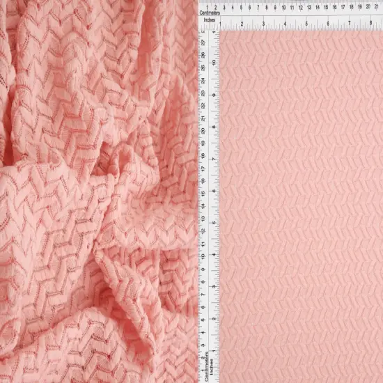 1 Yard Crochet Lace Fabric, 58/60&Prime; Wide Polyester Spandex Blend SAGE {5}