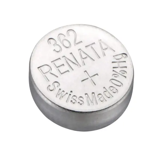 4 Renata 362 Button Cell Watch 0% Hg Mercury Free Batteries {2}