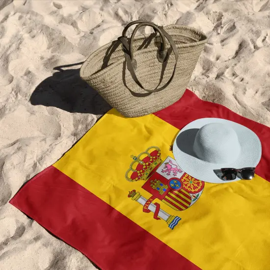 Country Flag Beach Towel Spain {3}