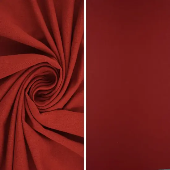 1 Yard Soft DTY Brushed Solid Knit Fabric, Poly Spandex Blend, 58/60&Prime; Wide TERRACOTTA {1}