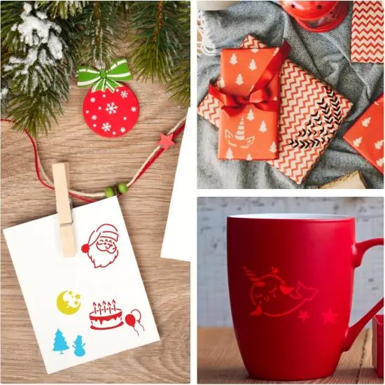 16 PCS Face & Body Painting Stencils(CUSTOM) {4}