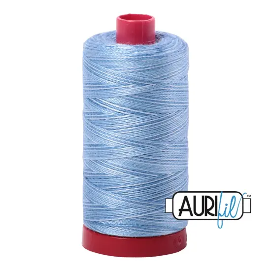 Stone Washed Denim (3770) | 12wt Large Spool (325M / 356Y) | Aurifil Thread {1}