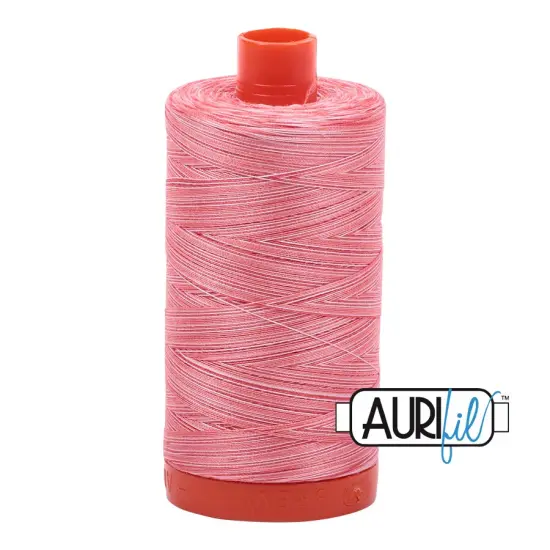 Flamingo - Variegated (4250) | 50wt Large Spool (1300M / 1422Y) | Aurifil Thread {1}