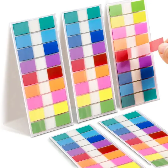 900 Pcs, Transparent Sticky Notes ,Page Markers, Book ,Pop Up Index Tabs,Label,Flags Stickers {1}