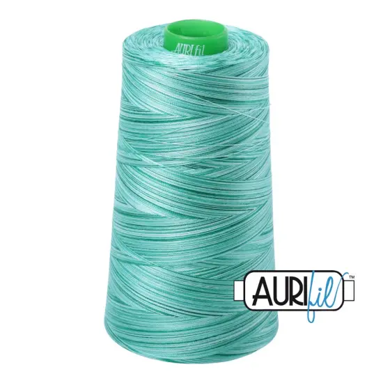 Creme de Menthe - Variegated (4662) | 40wt Cone (4700M / 5140Y) | Aurifil Thread {1}