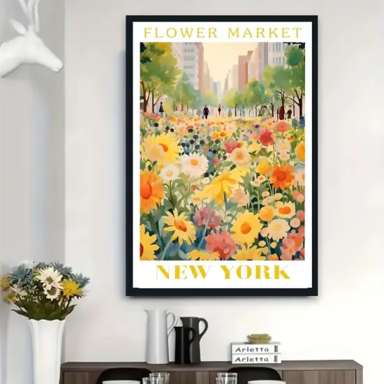 Diamond Art Kits for Adults, City Garden 5D Diamond Painting Kits for Beginner Clearance DIY Gem Art Full Drill Diamond Dots Crystal Craft Kits for Home Wall Decor Gifts 12x16in {3}