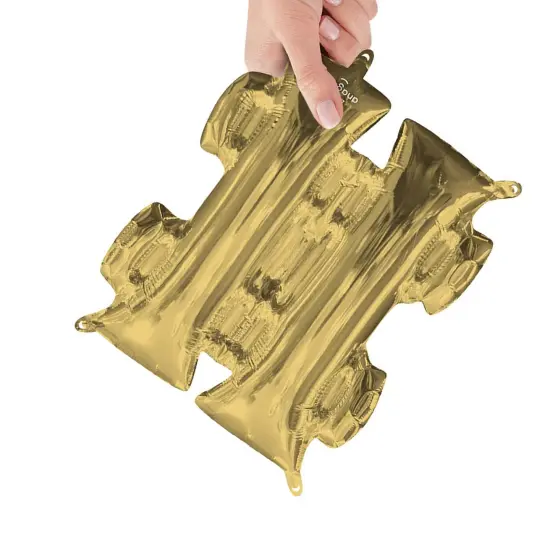 Anagram&reg; 16 Inch Symbol Hashtag White Gold Air Fill Only {3}