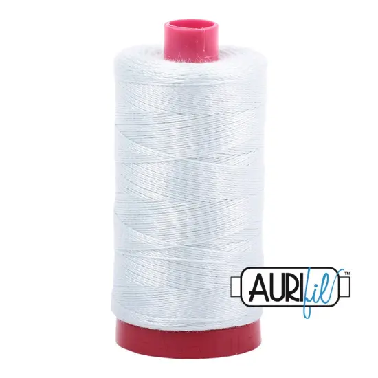 Mint Ice (2800) | 12wt Large Spool (325M / 356Y) | Aurifil Thread {1}