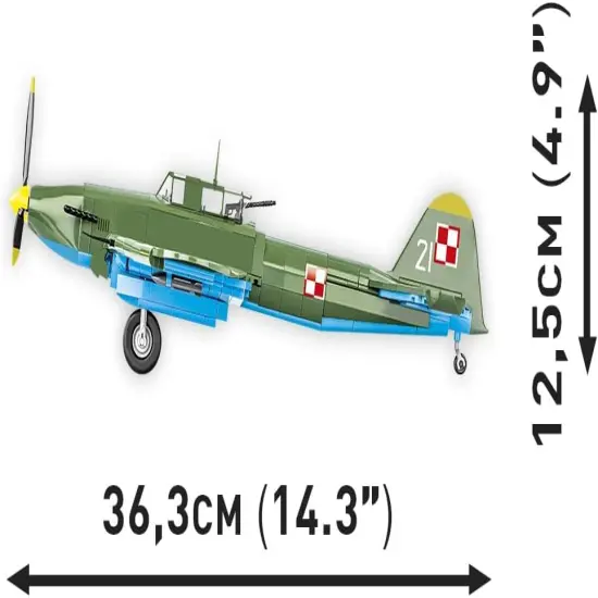 COBI Historical Collection POLISH ARMY MUSEUM IL-2M3 Aircraft {5}