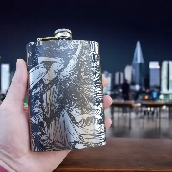 8oz Nayad Stainless Steel Flask {5}