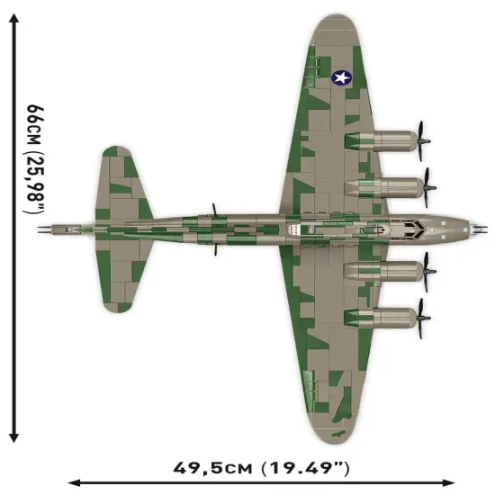 COBI Historical Collection WWII Boeing&trade; B-17F Flying Fortress&trade; "Memphis Belle" Aircraft - EXECUTIVE EDITION {5}