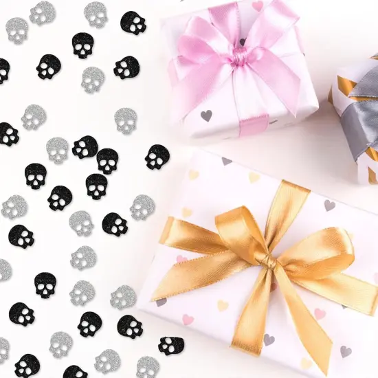 120pcs Skull Confetti, Skeleton Paper {5}