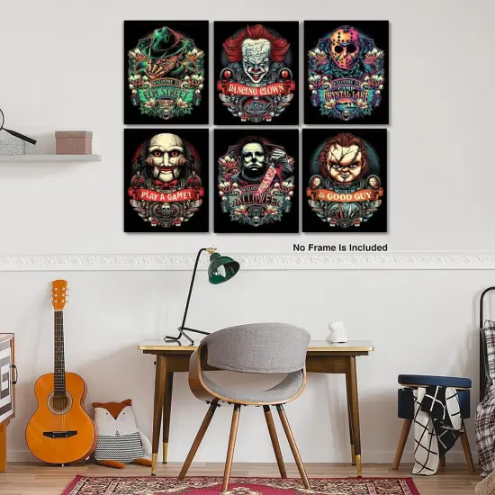 6 Pack Halloween Diamond Painting Kits {3}