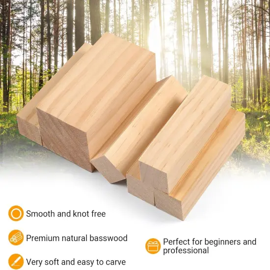 22 Pack Basswood Carving Blocks {2}