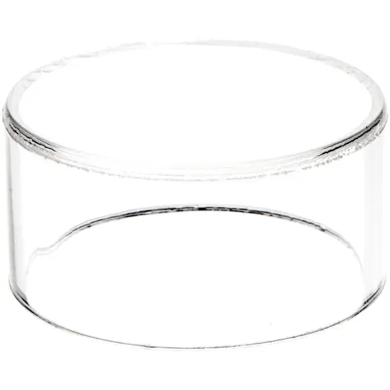 Plymor Clear Acrylic Round Cylinder Display Riser, 1.5" H x 3" D {1}