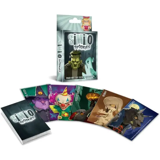 Similo: Spookies - Cooperative Deduction Card Game, Horrible Guild, Ages 7+, 2+ Players, 10 Min {3}
