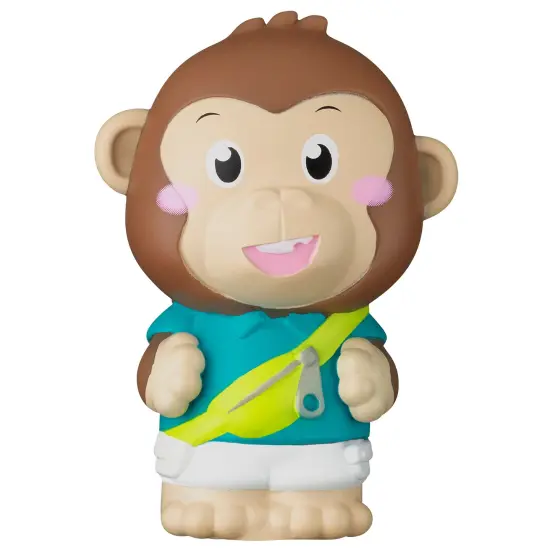 Timber Tots: The Safari Jeep - 4x4 Off-Road Vehicle & Monkey Animal Figurine, Pop-Up Roof Tent, Tow String, Nature Toy Playset, Kids & Toddlers 18Mo+ {5}