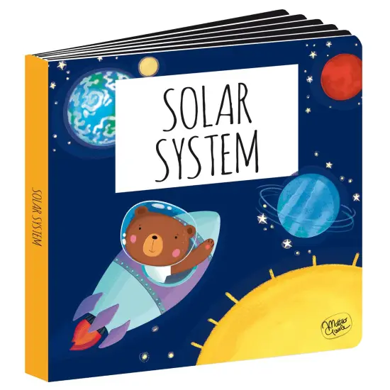 Sassi: Edu-Blocks - Space - 10 Stacking Cubes & Booklet Set, Planets-Elements-Shapes-Numbers-Animals in Space Suits, Learn & Play, Kids-Toddlers 2+ {4}