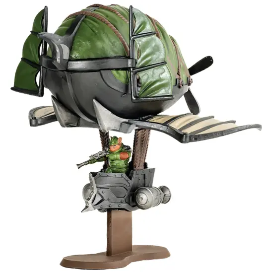 Renegade Games: Heroscape: Air Marshal Zed Nesbitt - Army Expansion, 1 Assembled Unpainted Figure & 1 Army Card, Miniatures Game Accessory, Add-On {7}