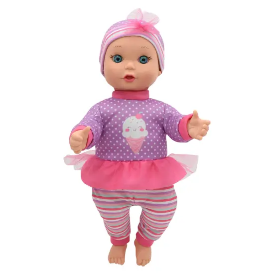 Little Darling Talking Baby (3114), 12” Soft body baby doll, 6 different baby sounds. Age 1+ {1}