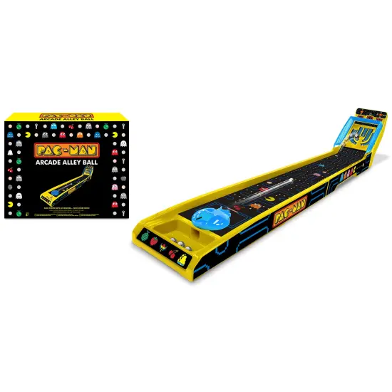 Pac-Man: Arcade Alley-Ball - Premium Series, 3 Foot Track, Lights & Sounds Tabletop Game, LED Scoreboard, Licensed, Adults & Kids 6+, 1-2 Players {7}