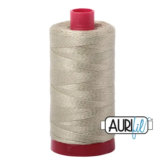 Light Military Green (5020) | 12wt Large Spool (325M / 356Y) | Aurifil Thread {1}