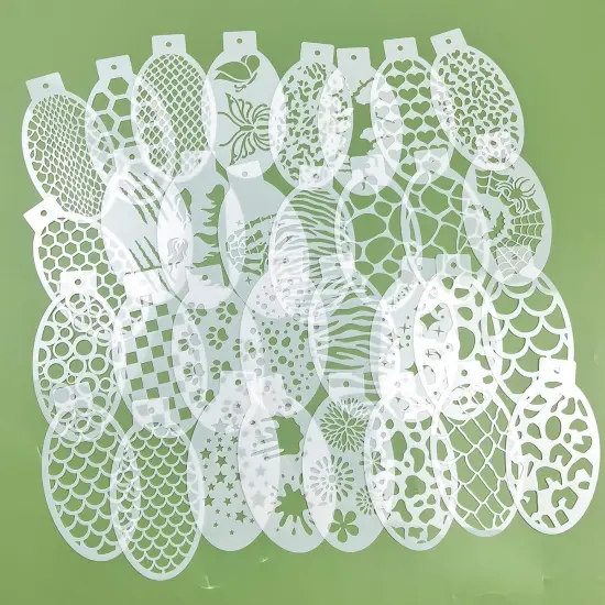 32 Pcs Halloween Face Painting Stencils(Custom) {5}