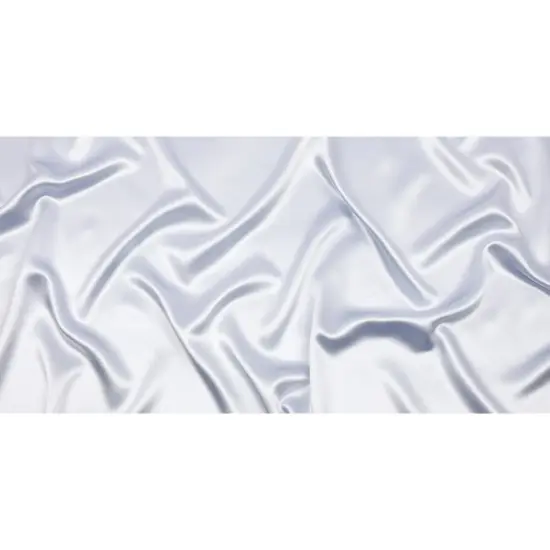 1 Yard Pastel Blue Silk and Polyester Crepe Back Satin Dressmaking Fabric 56 inch Width {3}