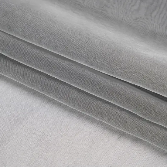 1 Yard Luxury Chiffon Like Silk Voile 54" Wide Steel Gray Fabric for Layered Skirts {4}