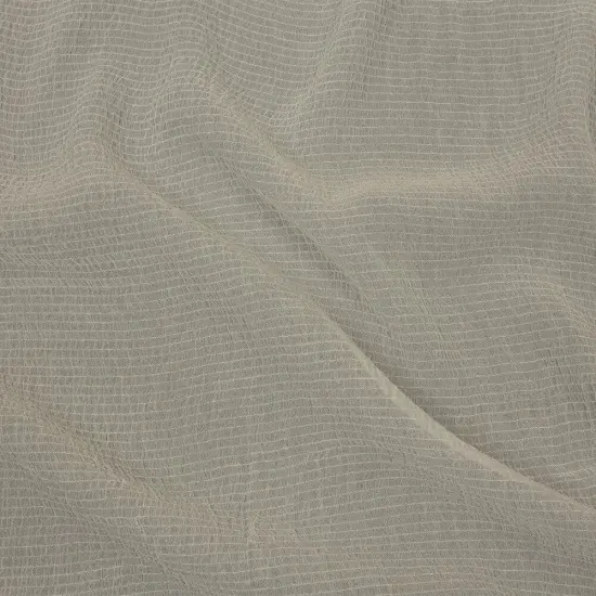 1 Yard Snow White Shirred Silk and Bamboo Chiffon Lightweight Luxury Textile 45 Inch Width {1}